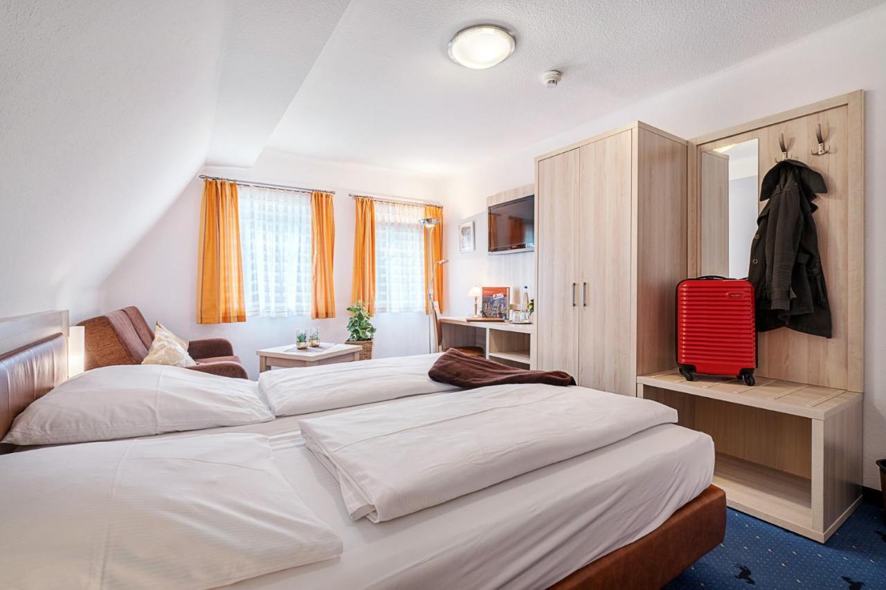 Hotel Rappen Rothenburg Ob Der Tauber Luaran gambar