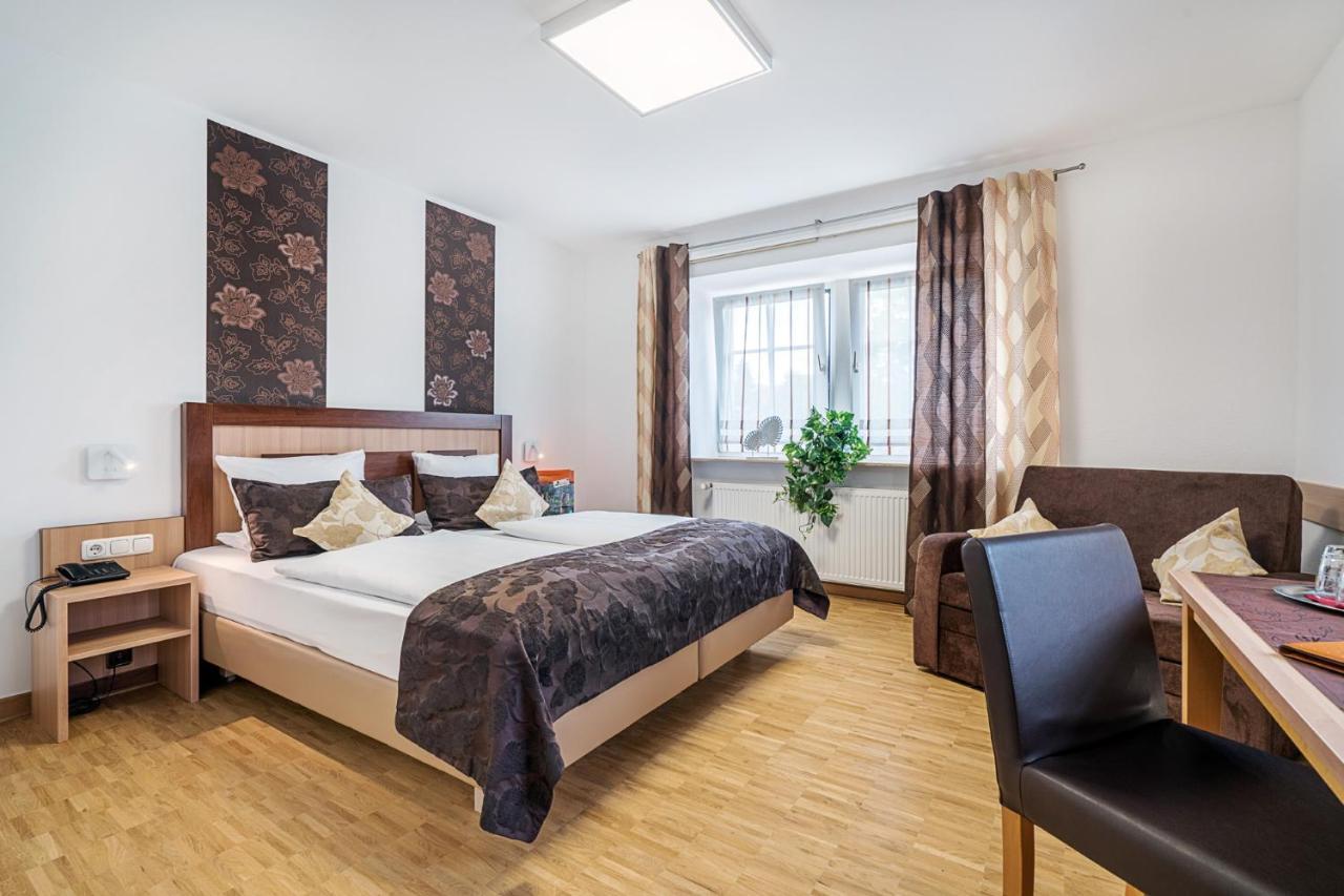 Hotel Rappen Rothenburg Ob Der Tauber Luaran gambar