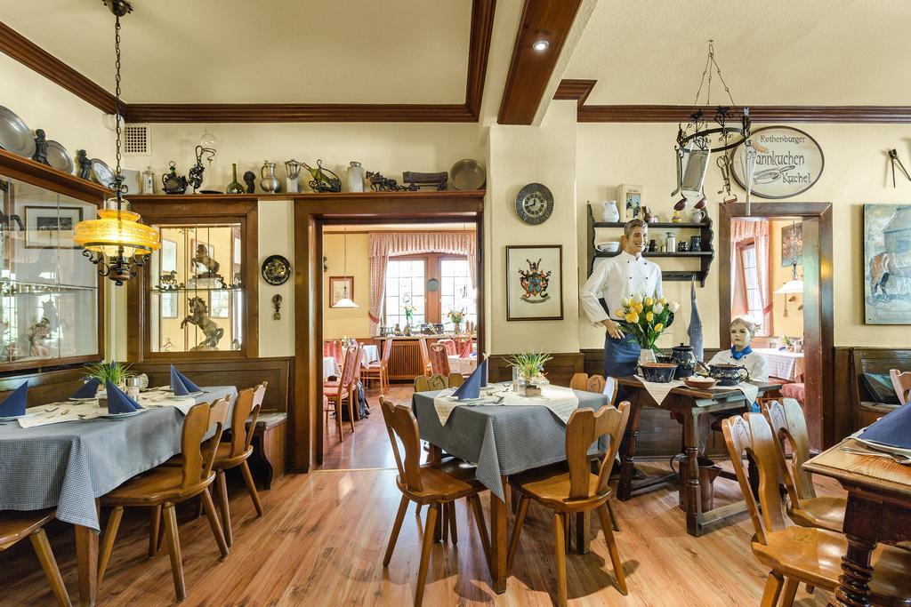 Hotel Rappen Rothenburg Ob Der Tauber Luaran gambar